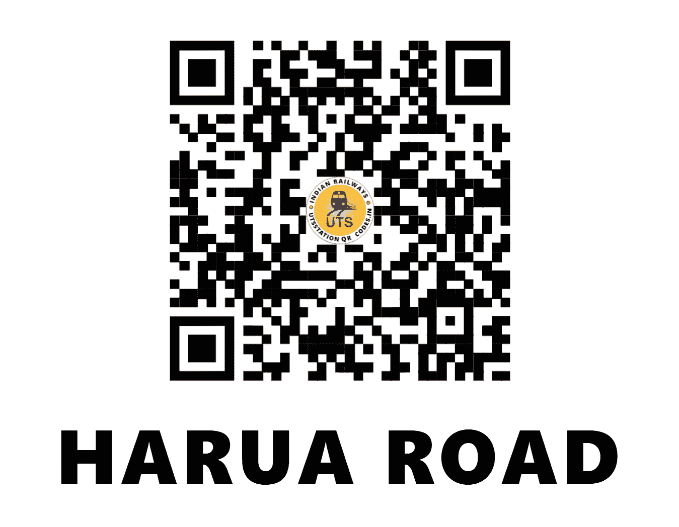 UTS QR Code for HARUA ROAD - HRO - ER (WEST BENGAL)